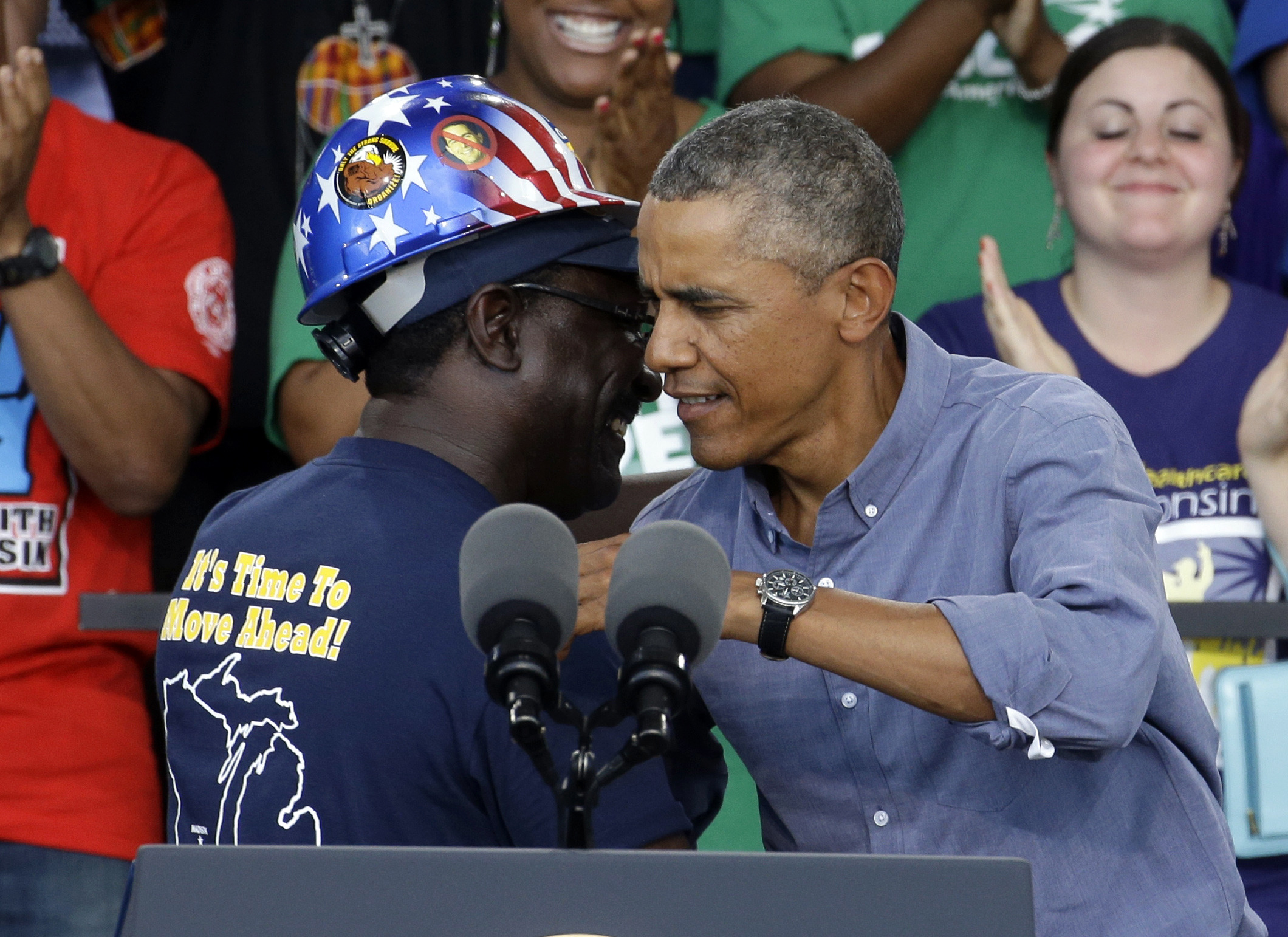 Obama: ‘Revving’ economy calls for higher wages