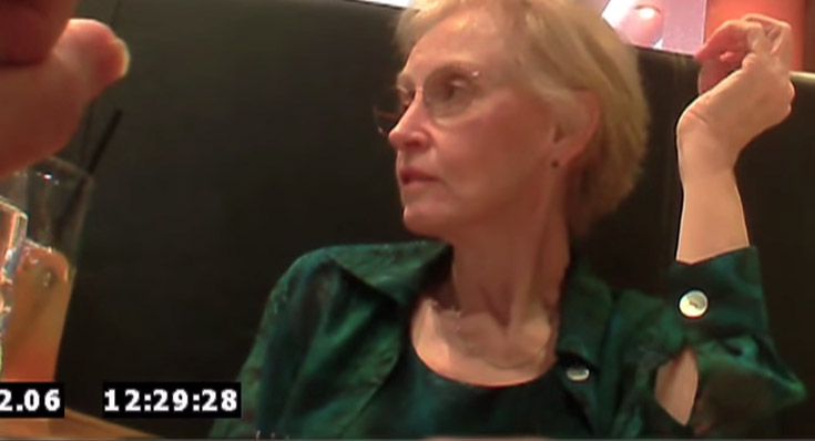 Mary Gatter, medical director at Planned Parenthood Pasadena and San Gabriel Valley in California, as seen on the hidden camera footage. (Photo courtesy of screengrab)