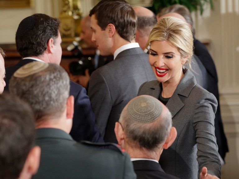 Ivanka Trump offered her support in the wake of threats on Jewish community centers, tweeting, 