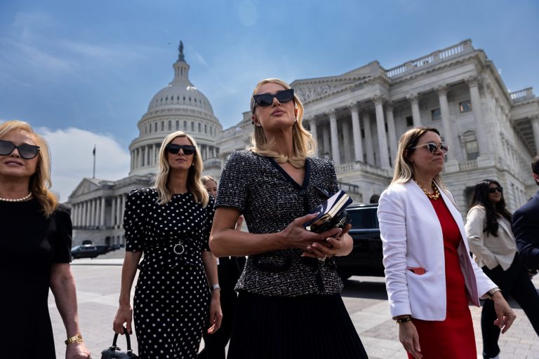 Celebrity and businesswoman Paris Hilton arrived on Capitol Hill this week to advocate for the Institutional Child Abuse Act with a group of bipartisan lawmakers on Thursday, April 28, 2023. The newly introduced bill would regulate facilities for troubled teens.
