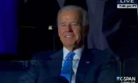 After praising the Vice President, Bill Clinton refers to ‘President O’Biden’