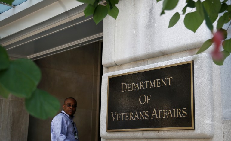 Although the scandal-plagued Department of Veterans Affairs regularly claims it needs more funding to care for veterans, it somehow didn't think twice about installing the expensive decorative rock and Morse code displays. (AP Photo/Charles Dharapak)