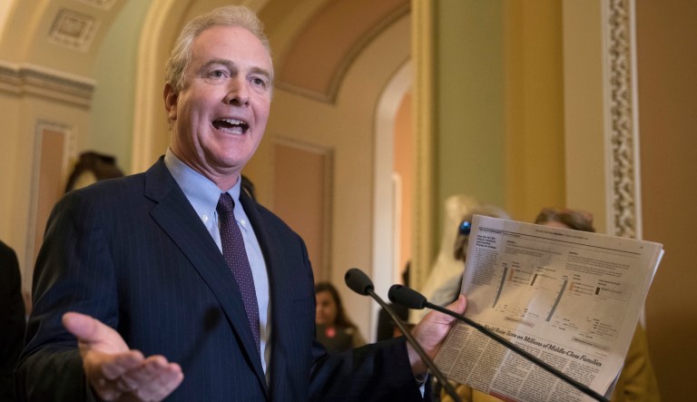 Sen. Chris Van Hollen, D-Md., said Republicans are going to regret gloating about their new tax law when it becomes clear any 