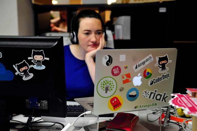 Millennials trust social media platforms to safeguard their personal information less than any other type of website, according to aÂ survey released on Tuesday.(Bloomberg/Aidan Crawley)