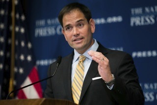 Sen. Marco Rubio, R-Fla., grabbed the third rail of American politics Tuesday, outlining proposals to reform Social Security and Medicare and facilitate increased retirement savings in a speech at the National Press Club.ÃÂ (Graeme Jennings/Examiner)