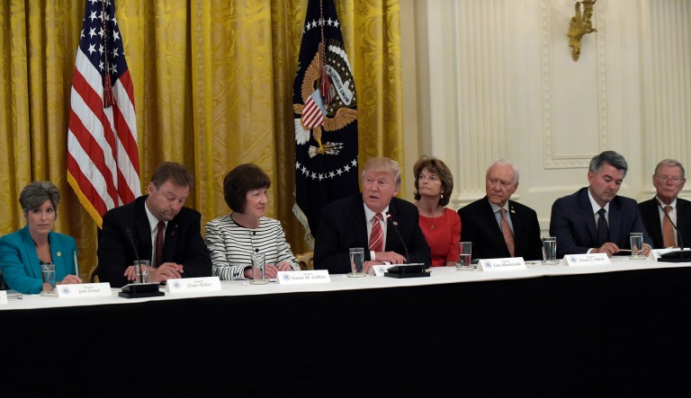 Trump told the senators they 