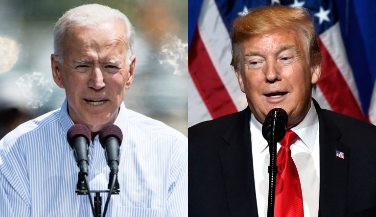Joe Biden and Donald Trump