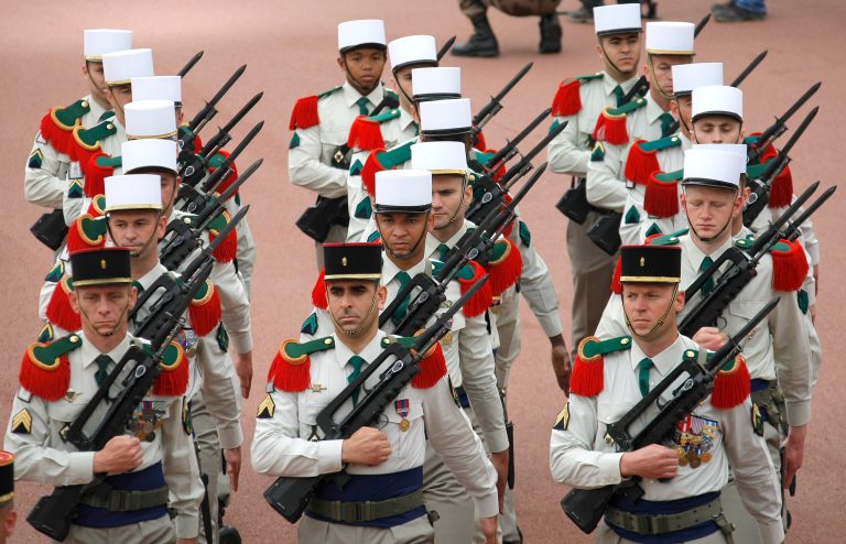 The French Foreign Legion, created in 1831 and still active, was created from a similar idea. (AP/Claude Paris)