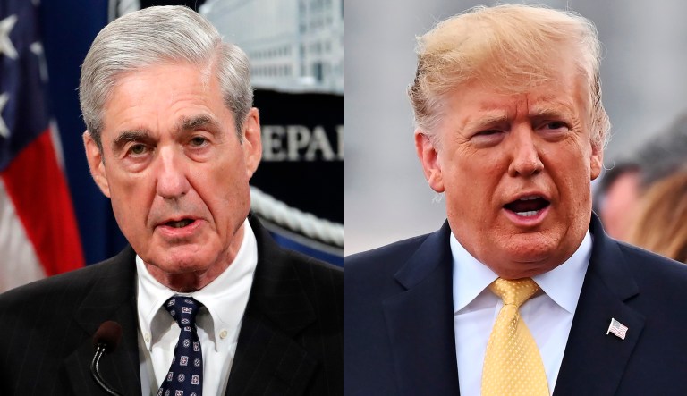 Robert Mueller and Donald Trump
