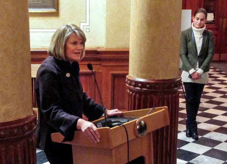 Lawmakers want the Bureau of Land Management to hold online bidding to circumvent protesters. (AP Photo/Mead Gruver).