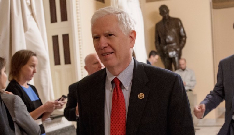 Rep. Mo Brooks, R-Ala., thanked well-wishers for their support Friday after a successful surgical procedure treating his high-risk prostate cancer. (AP Photo/J. Scott Applewhite, file)