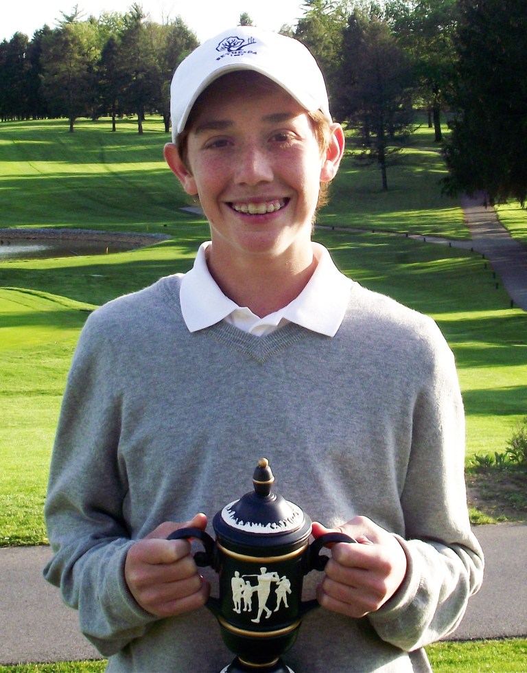  Evan Katz, 14, of the District won his first International Junior Golf Tour event, last weekend in Hershey, Pa. / Courtesy photo 