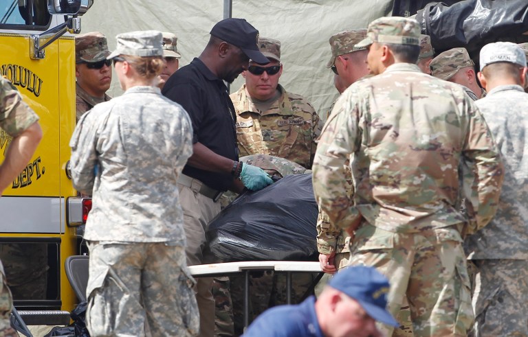 The crash took place last week and more than 72,000 nautical miles of ocean have been searched. (AP Photo/Marco Garcia)