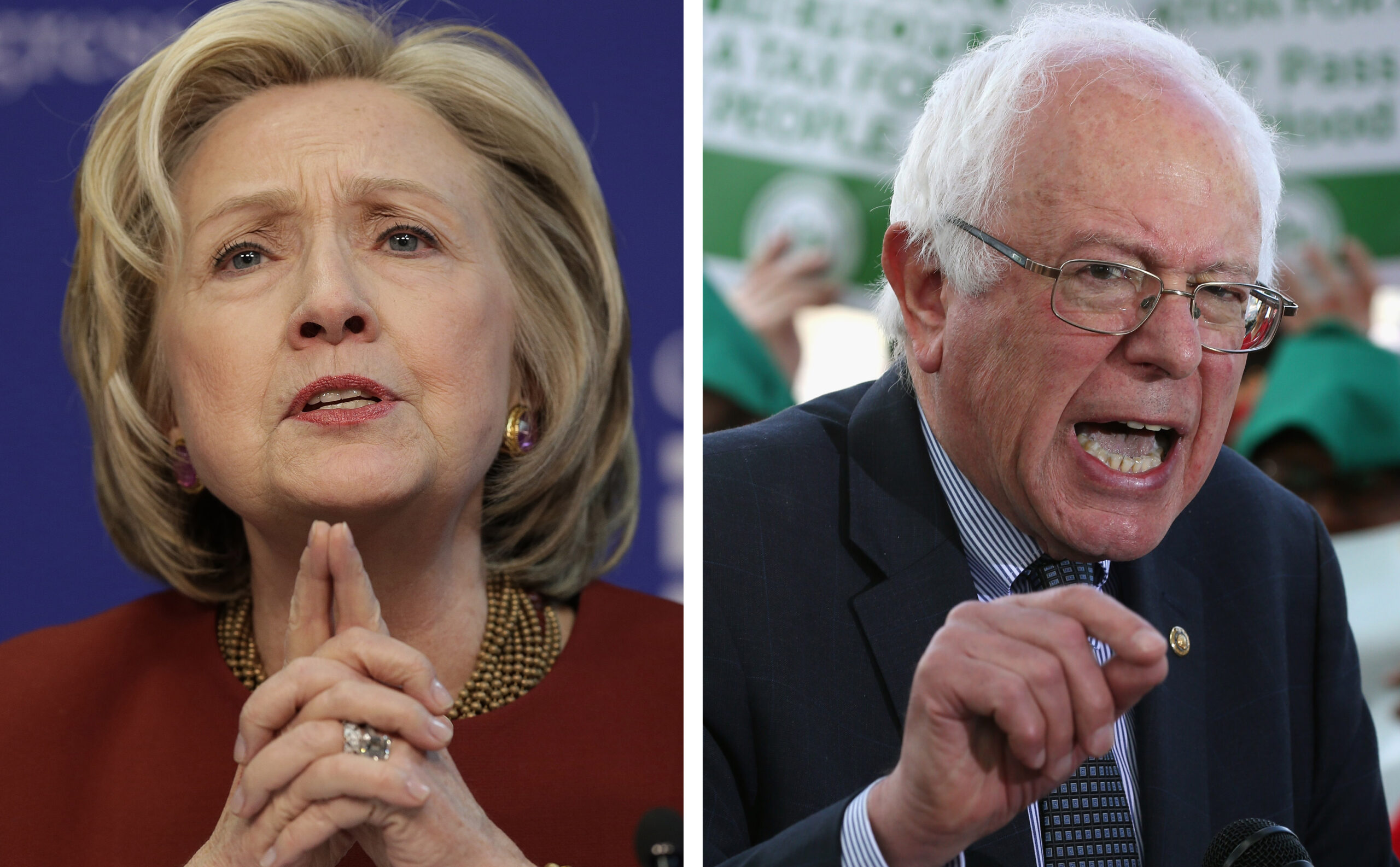 Hillary Clinton is Bernie Sanders in a pantsuit