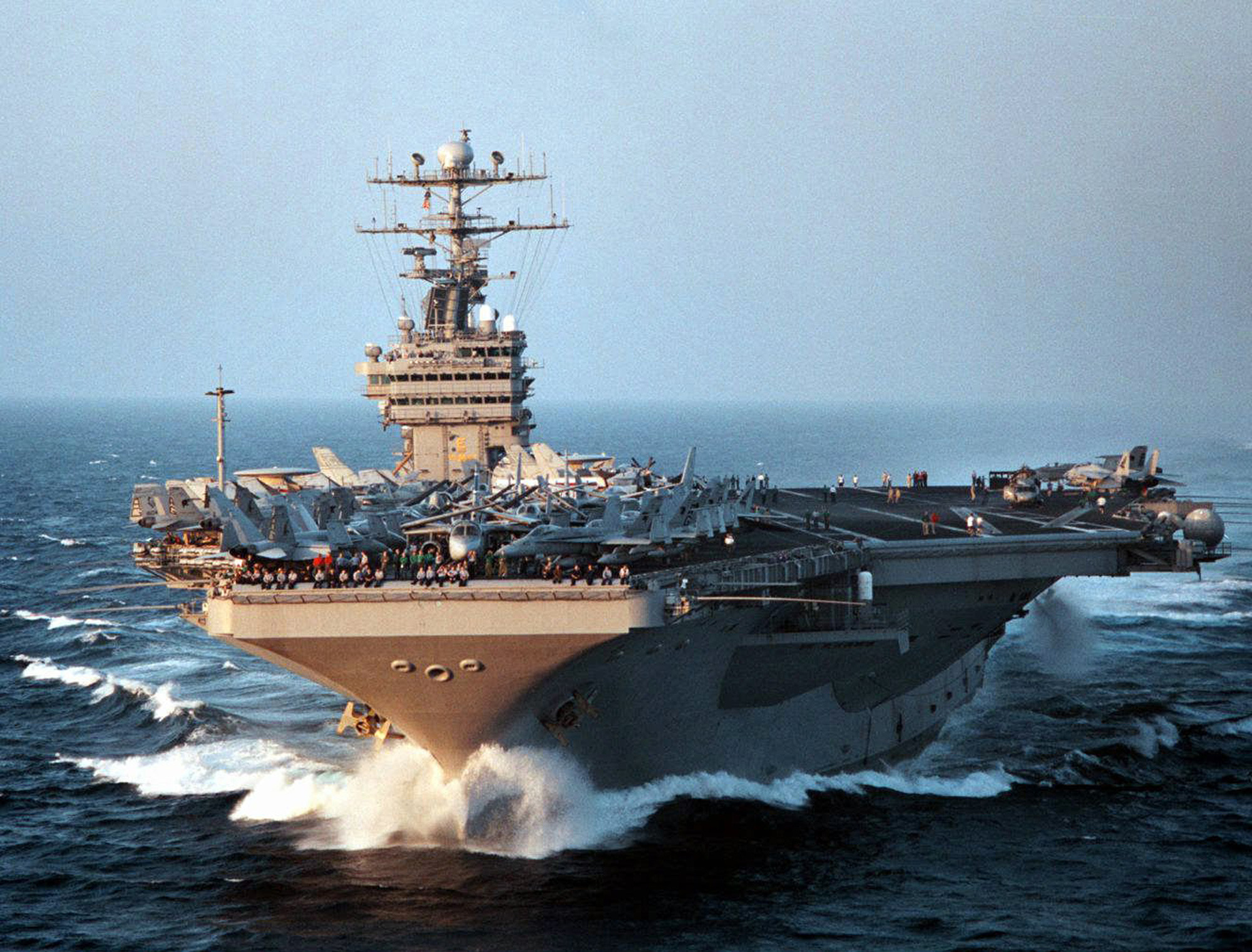 Aircraft carrier hits budget turbulence