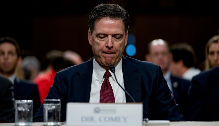 Despite Comey's testimony, the department sent a memo to Comey on March 2 noting that Sessions had recused himself because of his support for President Trump during the campaign. (AP Photo/Andrew Harnik)