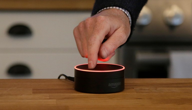 Conservative comedian Steve Crowder on Friday uploaded a video of himself asking Alexa politically charged questions about gender, religion and abortion rights. (AP Photo/Jeff Chiu, File)