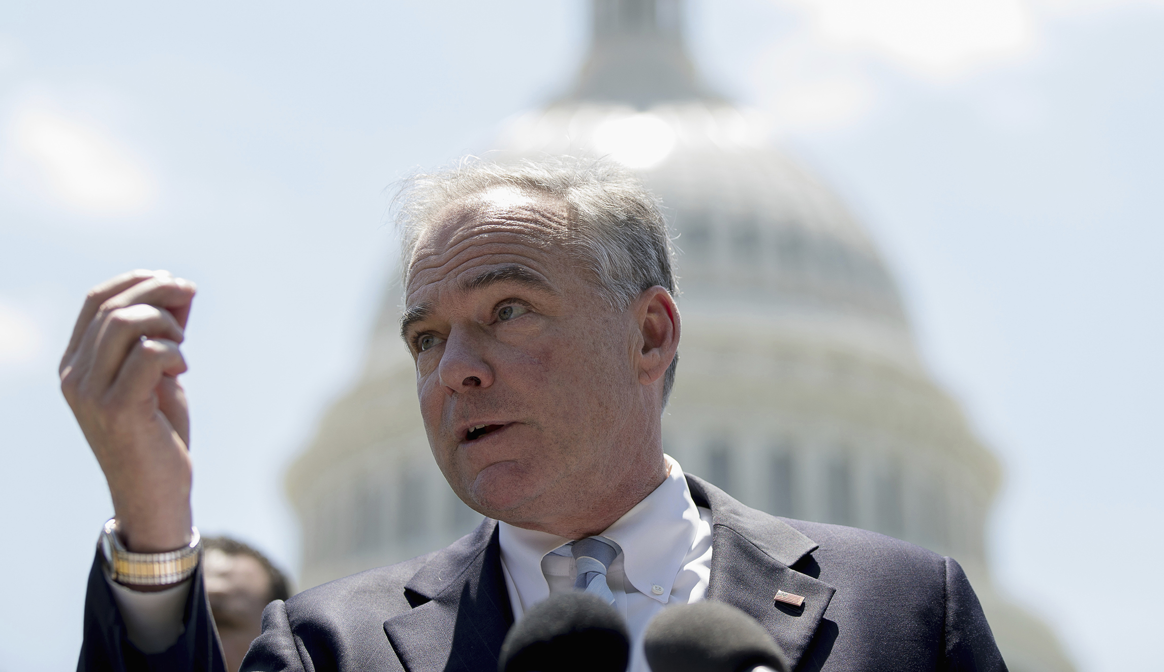 Tim Kaine: Donald Trump Jr. meeting makes Russia probe a ‘treason investigation’
