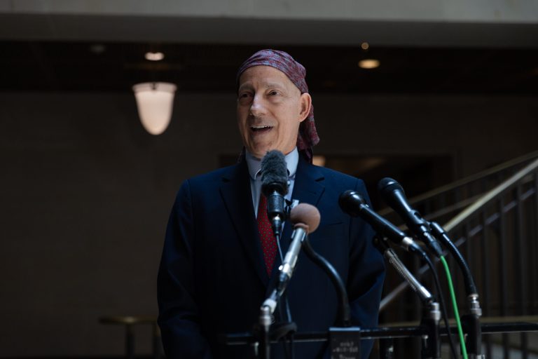 Rep. Jamie Raskin, D-Md., the ranking member of the House Oversight and Accountability Committee, speaks to reporters after he and Chairman James Comer, R-Ky., met with FBI officials to view confidential documents Comer demanded in his investigation of President Joe Biden's family, Monday, June 5, 2023, on Capitol Hill in Washington.
