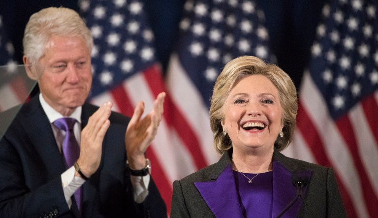 What Happened chronicles Clinton's loss in the 2016 presidential election. The book is already at the top of Amazon's best-seller list. (AP Photo/Matt Rourke)