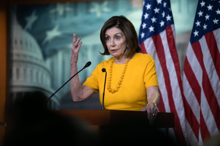 House Speaker Nancy Pelosi, D-CA, speaks at a press briefing on Capitol Hill, Thursday, June 20, 2019.