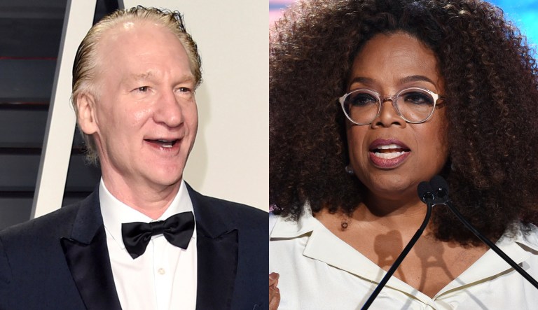 Bill Maher and Oprah Winfrey
