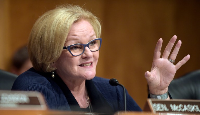 Sen. Claire McCaskill, D-Mo., criticized Republicans for not planning to hold any hearings on the Senate version of the American Health Care Act. (AP Photo/Susan Walsh)