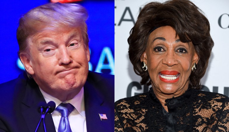Donald Trump and Maxine Waters