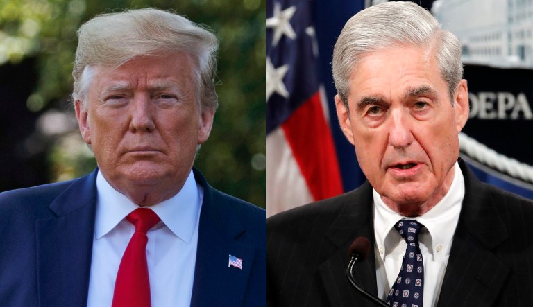 Donald Trump and Robert Mueller