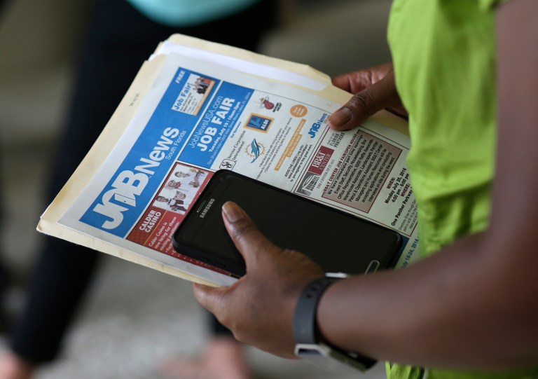 February's job gains were greater than the robust 200,000 expected by private-sector forecasters. (AP Photo/Lynne Sladky, File)