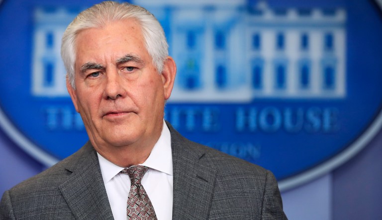 What's most amazing here is that Tillerson seems to be acting as he is for the sole reason that he's grumpy with the White House. (AP Photo/Manuel Balce Ceneta)