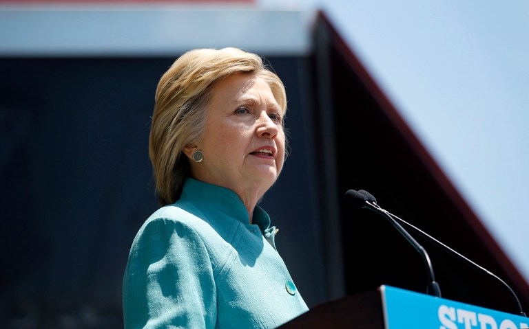 The GOP chairman of the House Homeland Security Committee says Hillary Clinton or anyone else who has exhibited 