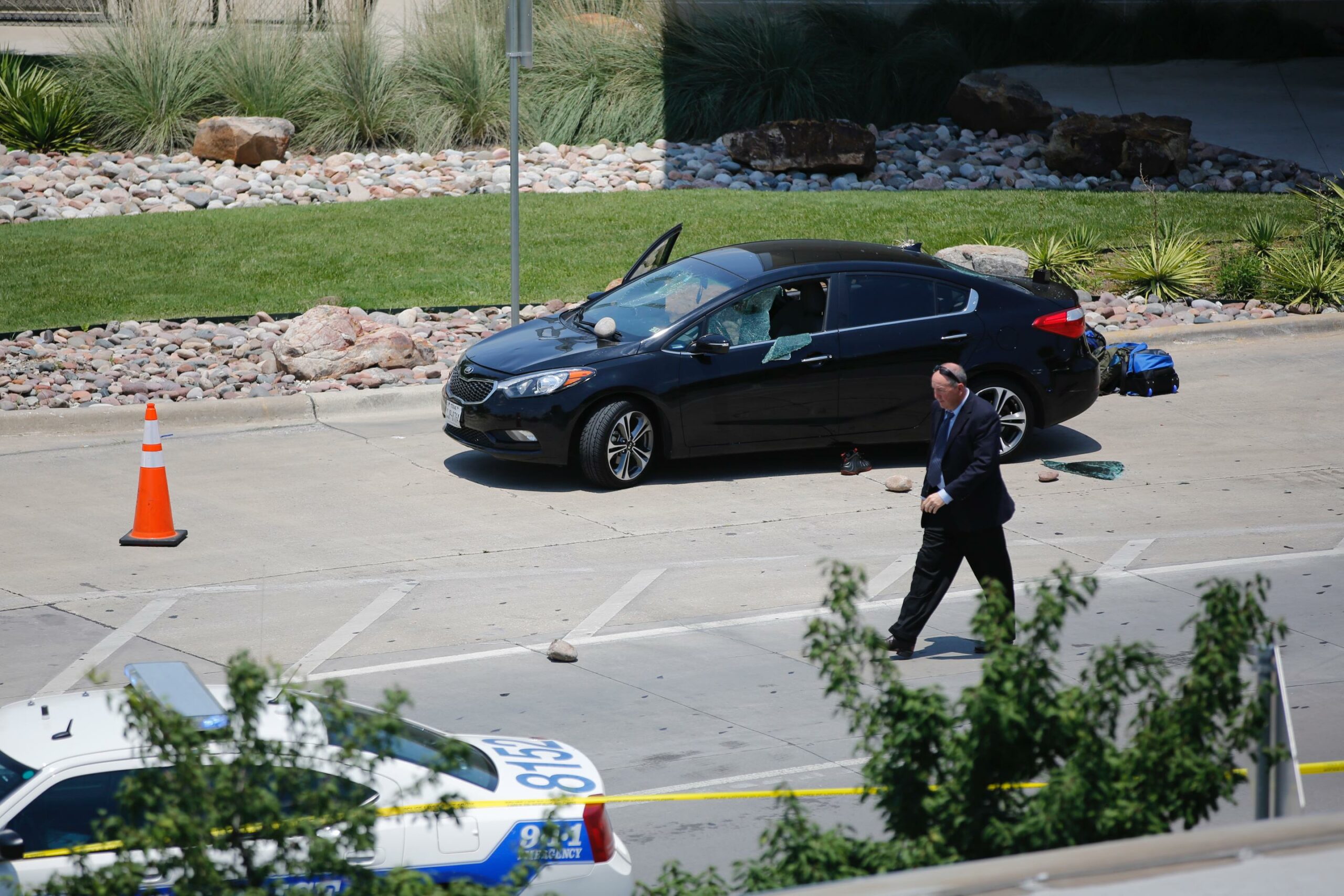 Man shot by police officer at Dallas Love Field Airport after a domestic disturbance incident