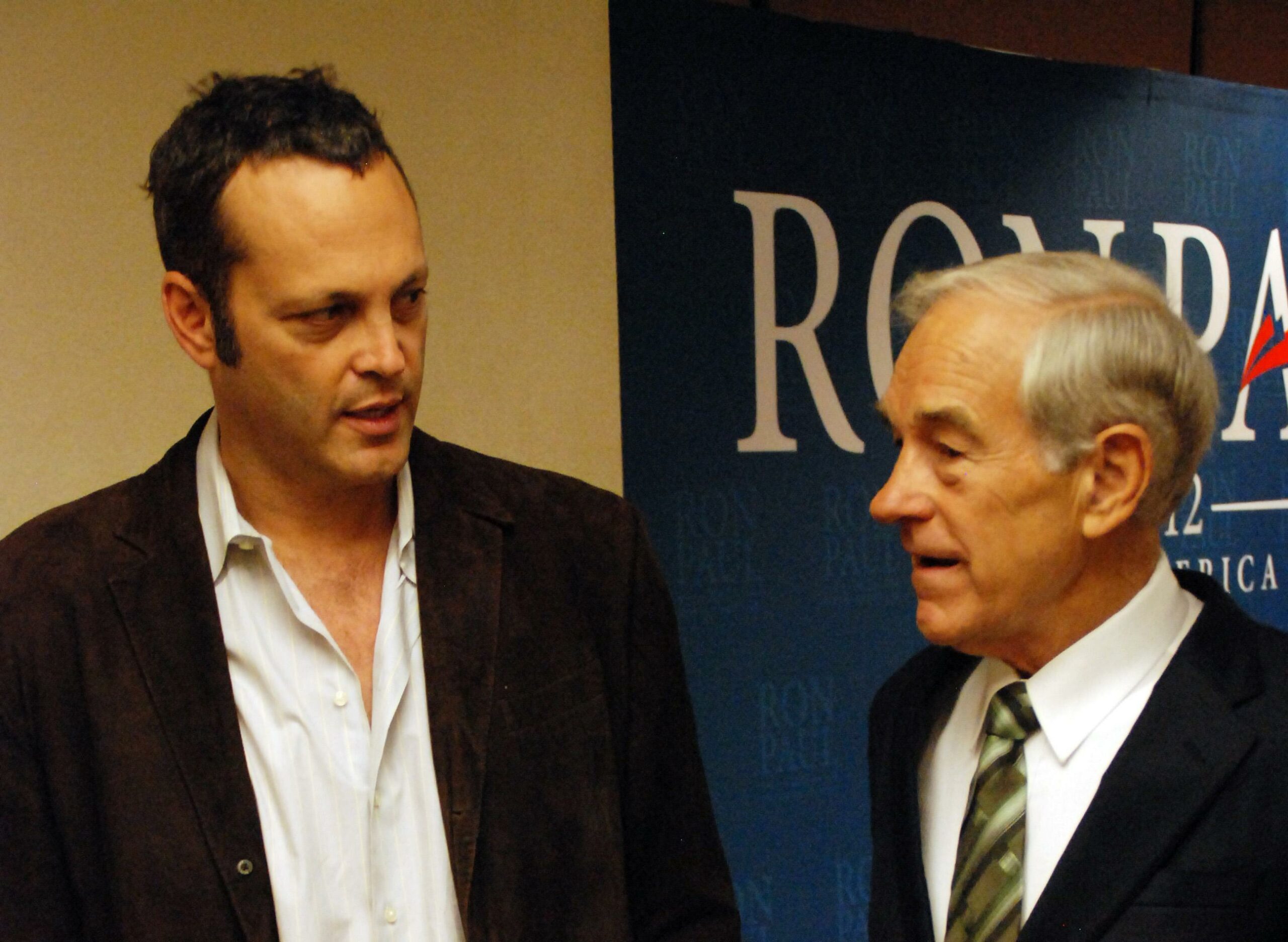 Actor Vince Vaughn a Ron Paul supporter?