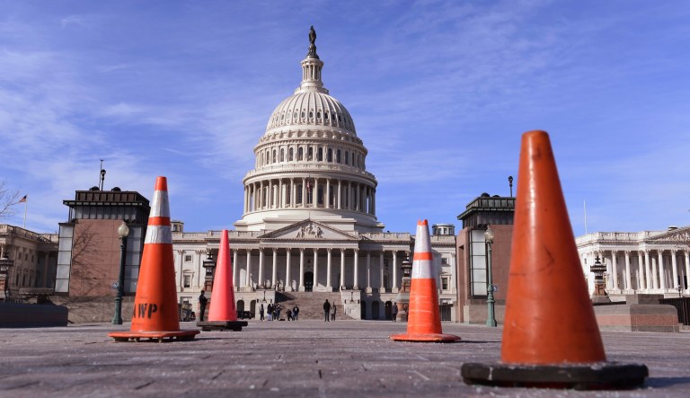 Without a spending deal between Democrat and Republican lawmakers, the U.S. government entered a partial shutdown Friday night. (AP Photo/Susan Walsh)