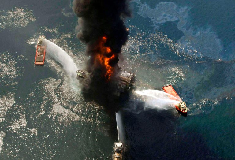 A federal district judge in New Orleans approved a record-breaking $20 billion settlement in the 2010 BP Deepwater Horizon oil spill. (AP Photo/Gerald Herbert, File)