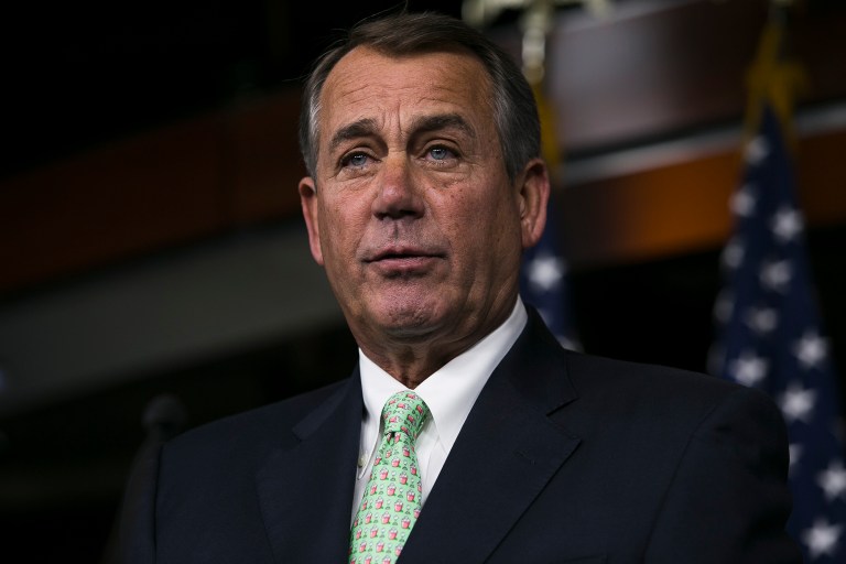 House Speaker John Boehner, R-Ohio, rejected Attorney General Eric Holder's suggestion that Judiciary Committee members disrespected him because of his race. (Graeme Jennings/Examiner)