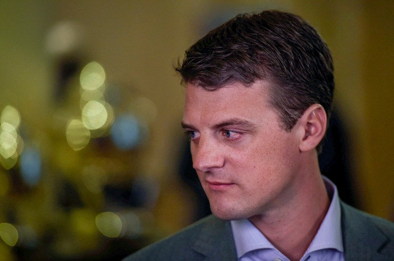 Matt Maloney, CEO of Grubhub, sent an email the day after the election blasting President-elect Trump. (David Paul Morris/Bloomberg)