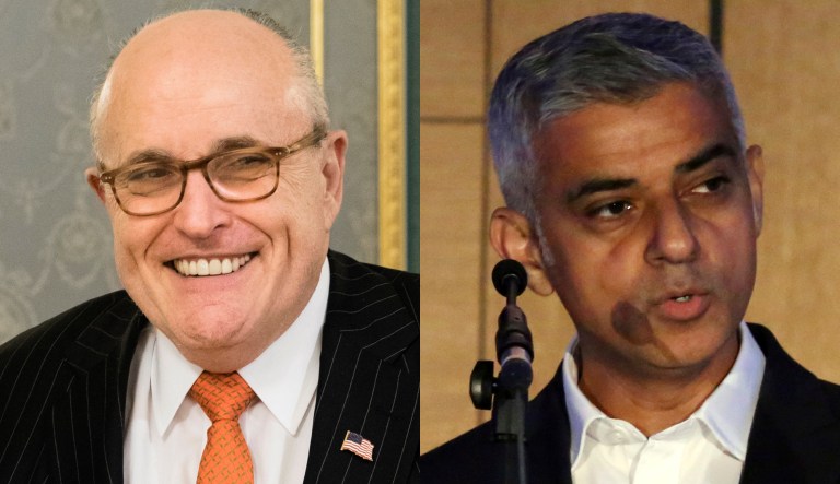 Rudy Giuliani and Sadiq Khan