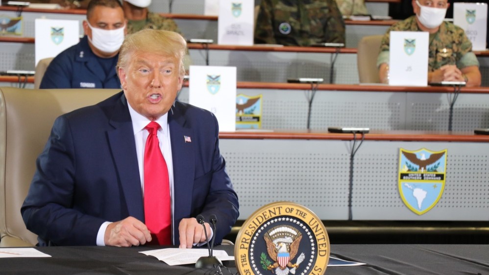 Trump at Southcom highlights counternarcotics effort and targets Venezuelan drug money
