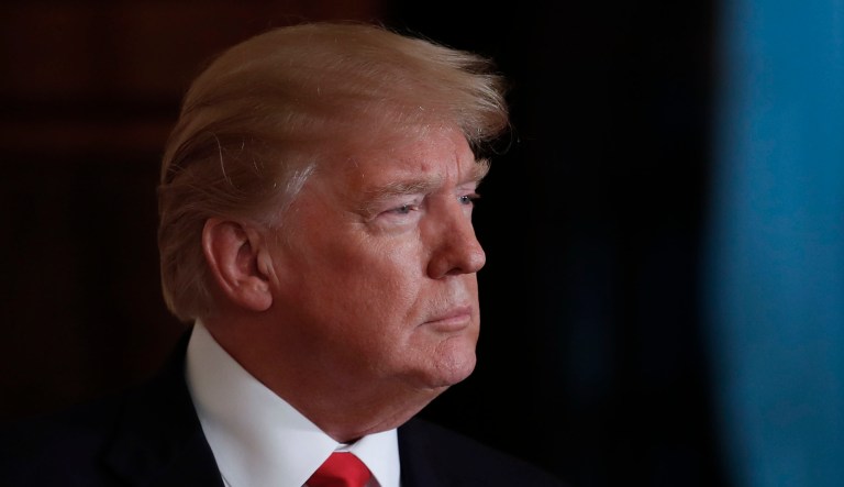 According to local reports, President Trump will no longer travel to the U.K. to attend the opening of the U.S.' new embassy in London amid concerns that he will not be well-received upon arrival. (AP Photo/Carolyn Kaster)