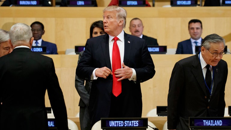 Trump's speech to the United Nations General Assembly on Tuesday will mark the highest-profile foreign policy address of his presidency.