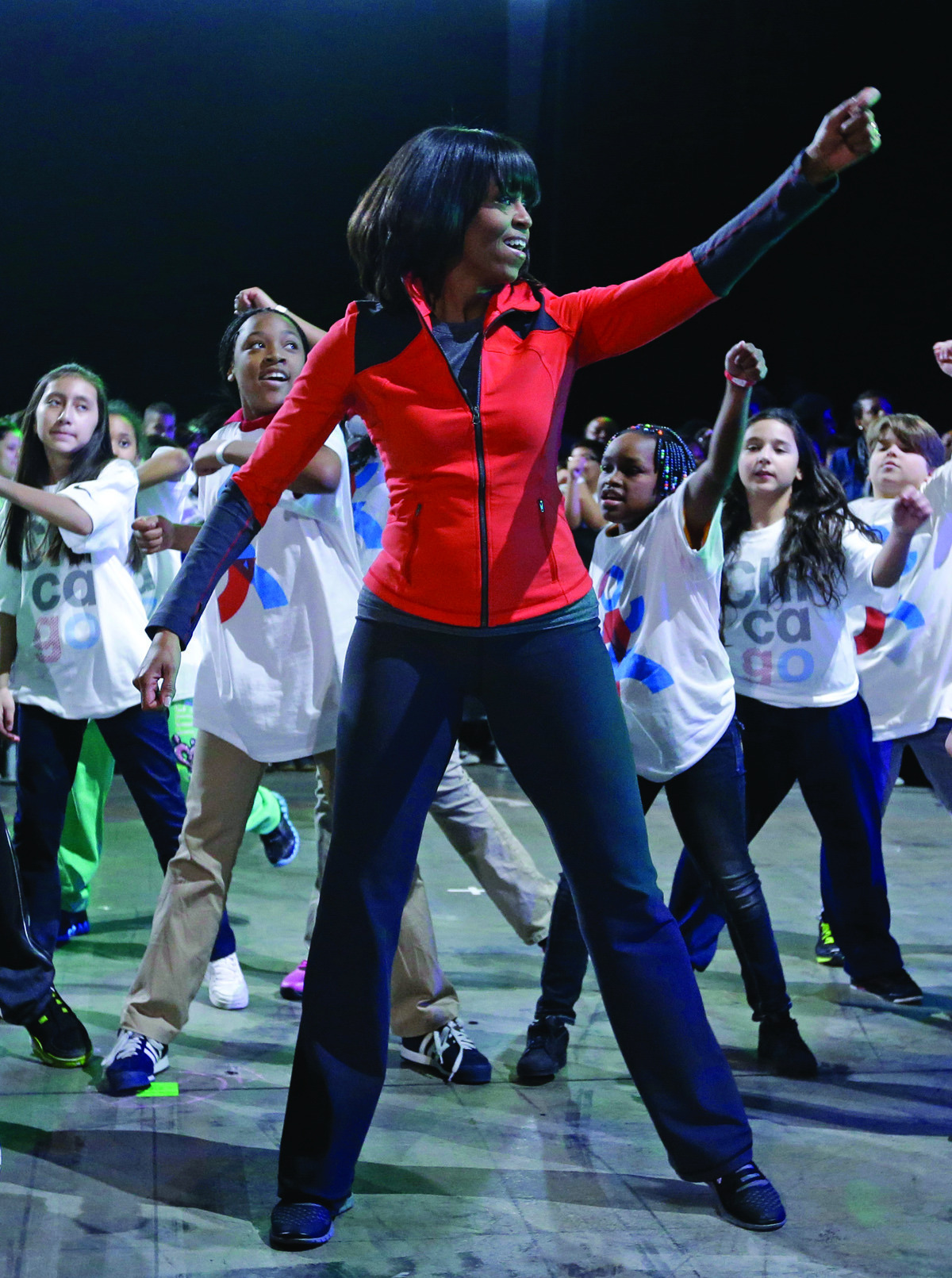 Michelle Obama dines out in Chicago
