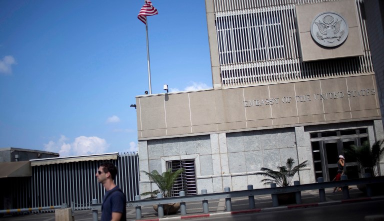 President Trump signed a waiver Thursday that delays his campaign promise to move the U.S. embassy in Israel from Tel Aviv to Jerusalem, according to multiple reports. (AP Photo/Ariel Schalit)