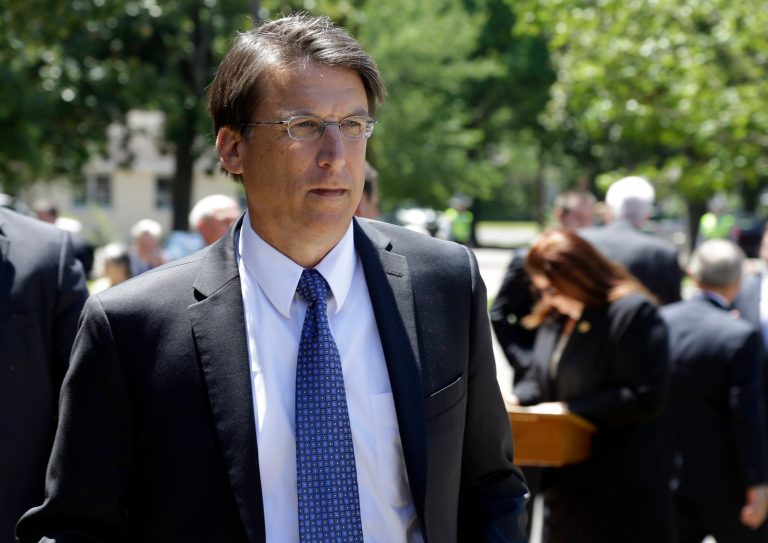 North Carolina Gov. Pat McCrory has made major moves in his state to pull back regulations. (AP/Gerry Broome)