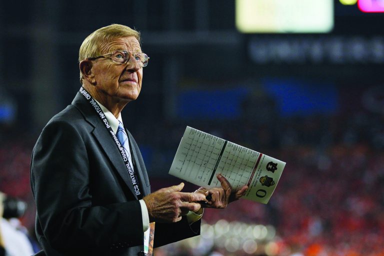 Kevin C. Cox/Getty Images
ESPN commentator Lou Holtz was Notre Dame's coach when it won its last national title in 1988.
