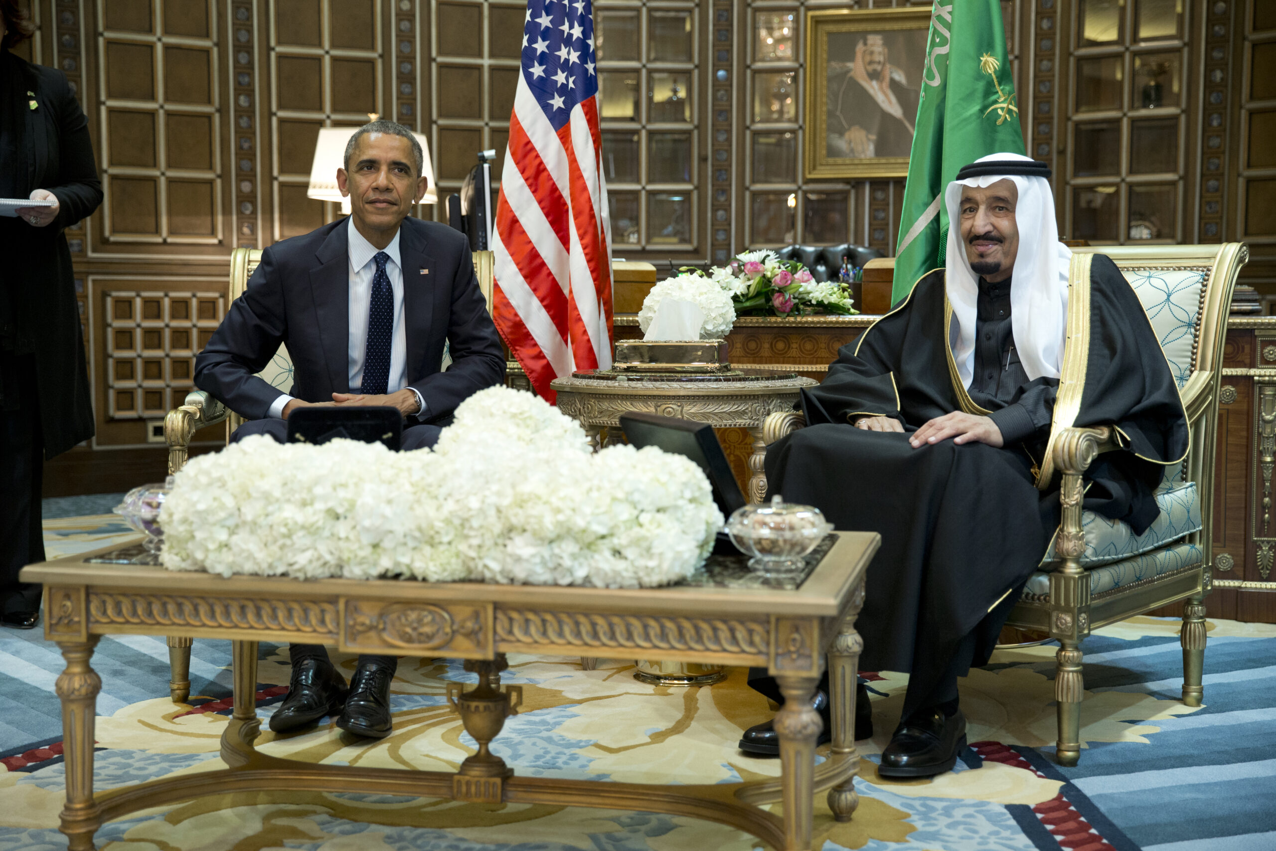 Oil falls off top of agenda for Obama’s meeting with Saudi king