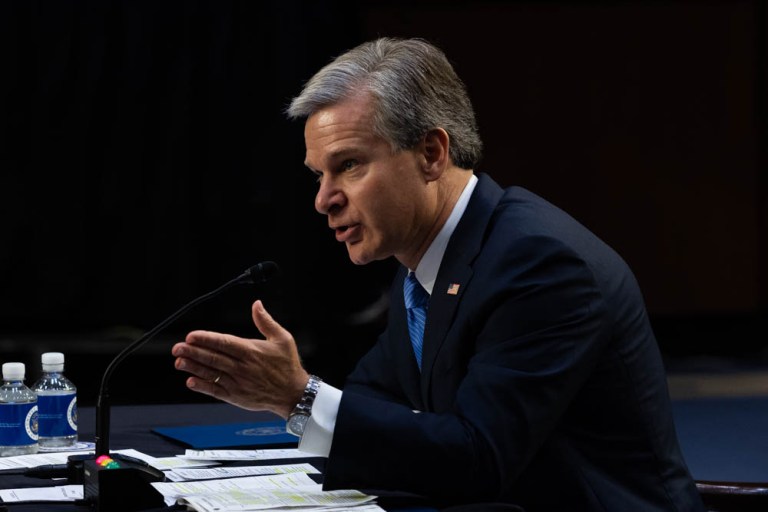 Wray says FBI investigating ‘outrageous’ Chinese police station in NYC