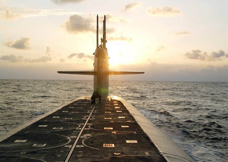 The Navy's next class of ballistic missile submarines will be named after the nation's capital. (U.S. Navy photo by Lt. Rebecca Rebarich/Released)