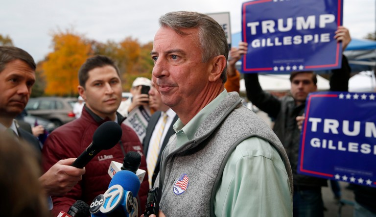 Republican candidate for Virginia governor Ed Gillespie will 